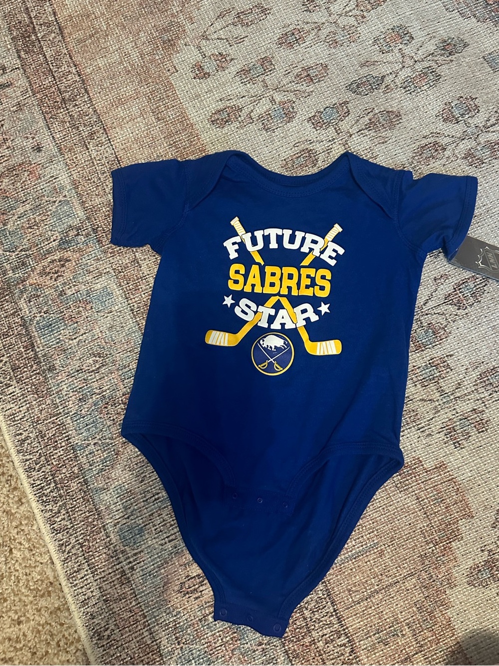 NHL Royal Blue 'Future Sabres Star' Baby Bodysuit